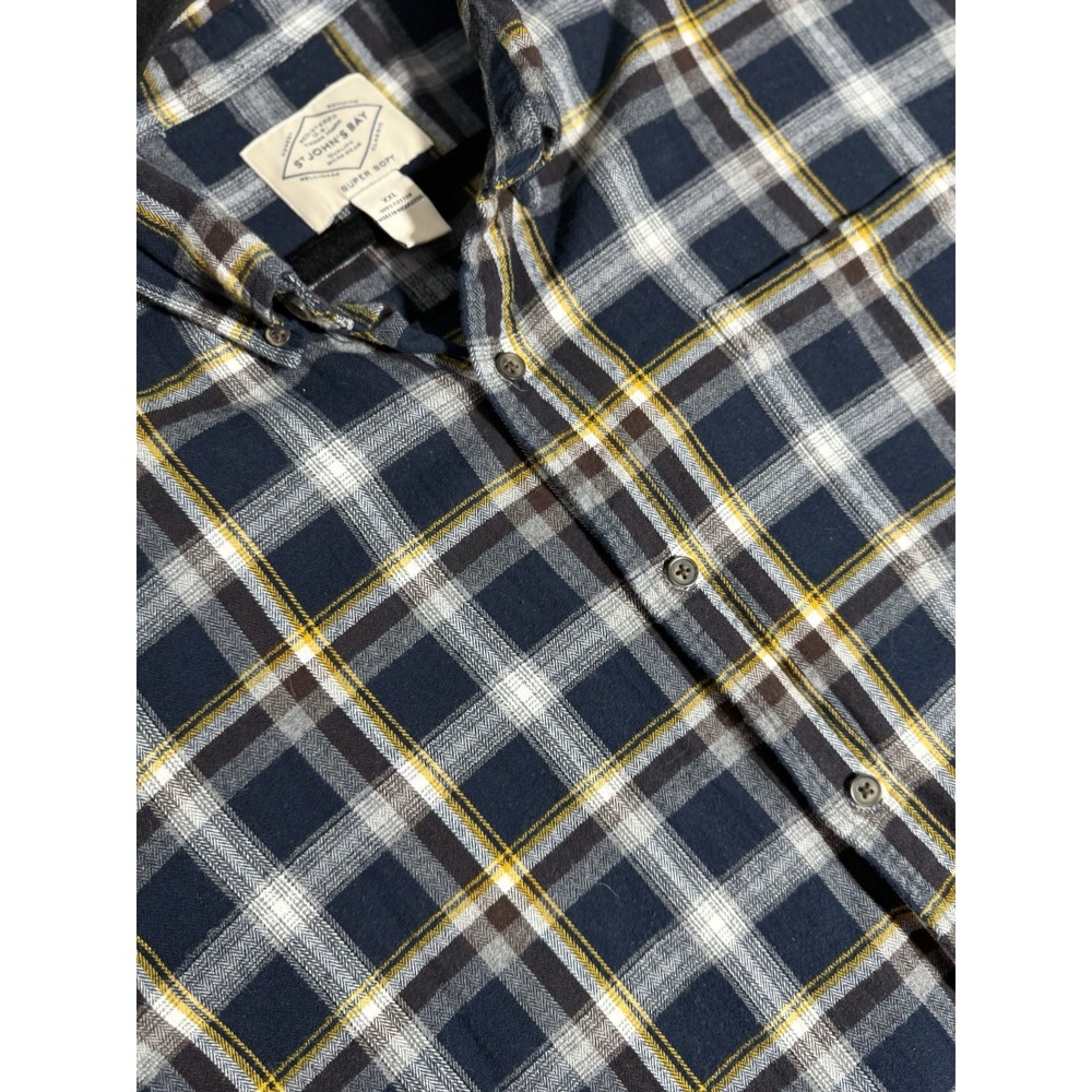 St.  John's Bay XXL Navy‎ Flannel